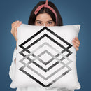 Graphic Shapes Throw Pillow By Sisi And Seb