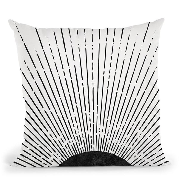 Graphic Sun Throw Pillow By Sisi And Seb