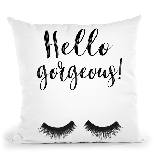 Hello Gorgeous Throw Pillow By Sisi And Seb