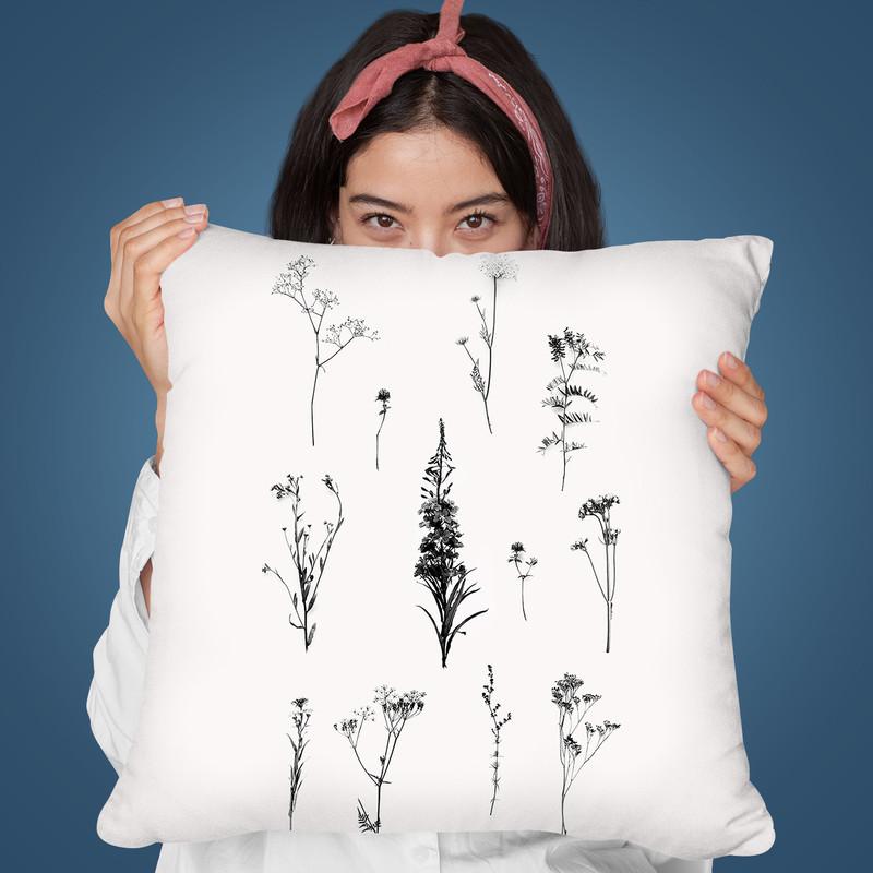 Herbarium Throw Pillow By Sisi And Seb