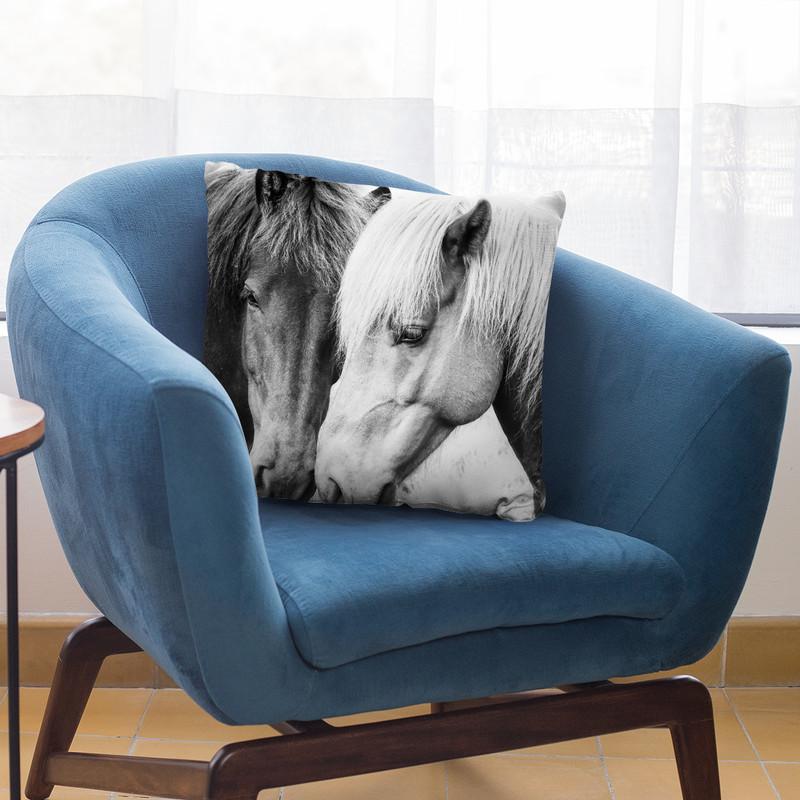 Horse Love Throw Pillow By Sisi And Seb