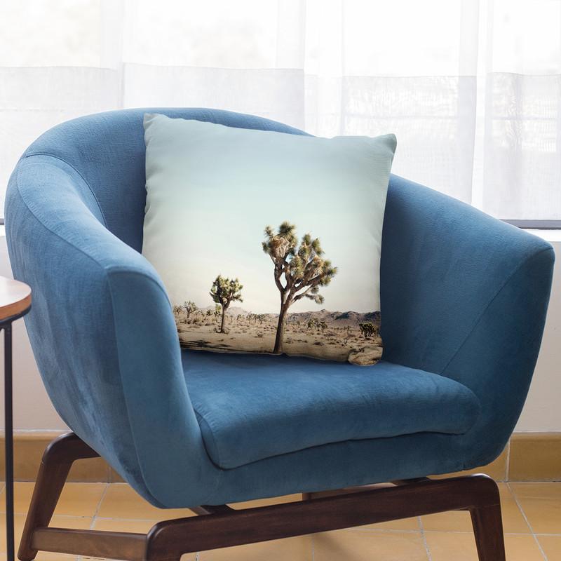 Joshua Tree Desert Throw Pillow By Sisi And Seb