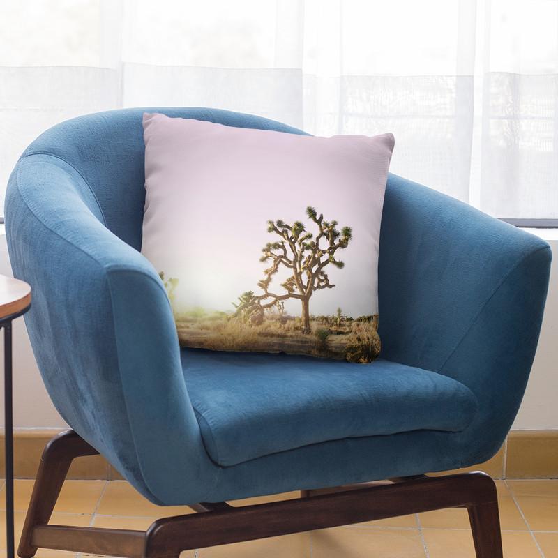 Joshua Tree Sunset Throw Pillow By Sisi And Seb