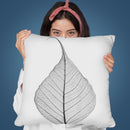 Leaf Skelleton Throw Pillow By Sisi And Seb