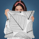 Leaf Skelletonii Throw Pillow By Sisi And Seb