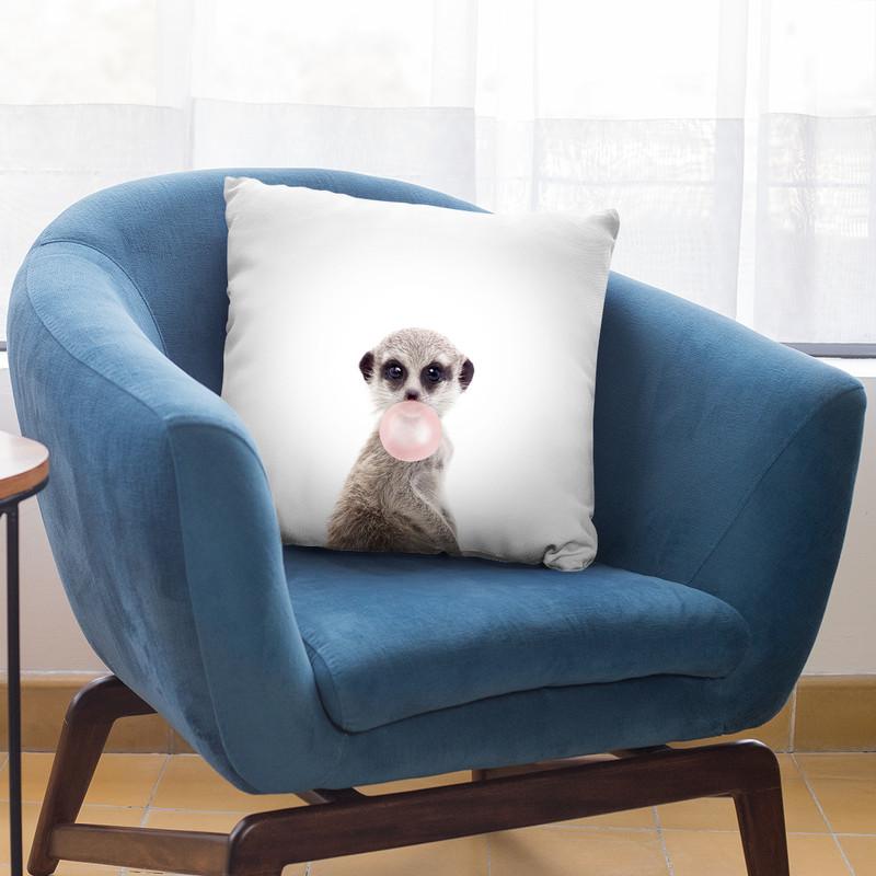 Meerkat Throw Pillow By Sisi And Seb