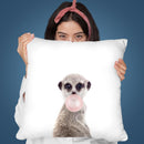 Meerkat Throw Pillow By Sisi And Seb