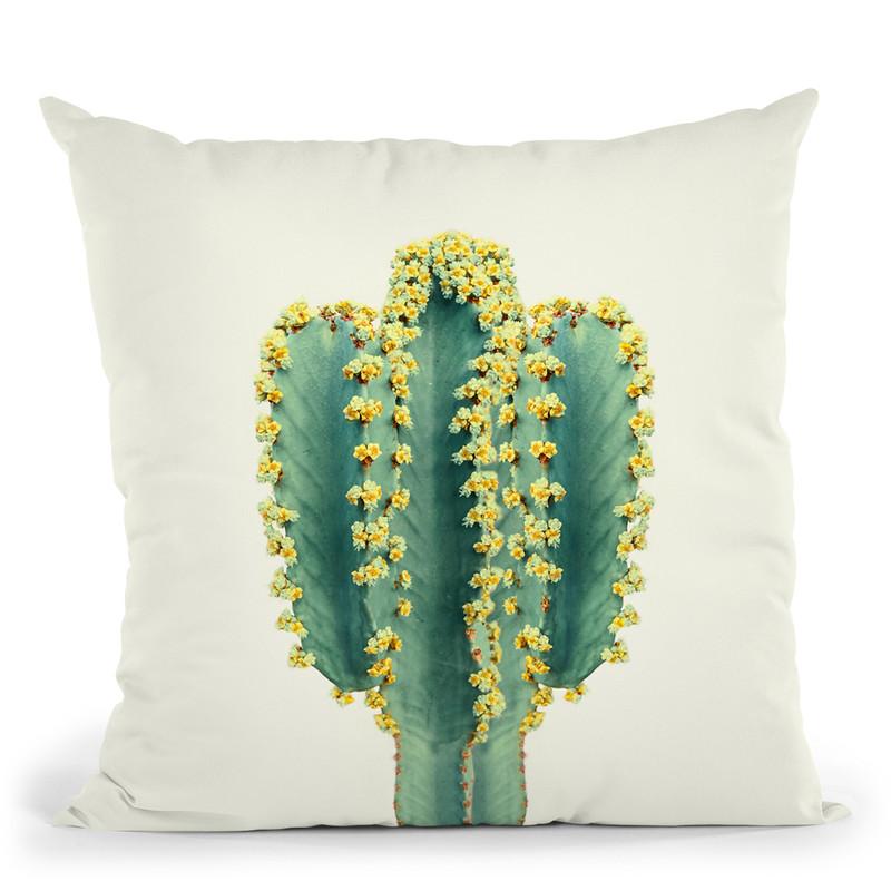 Mexican Cactus Throw Pillow By Sisi And Seb