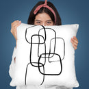 Minimal Sauares Throw Pillow By Sisi And Seb