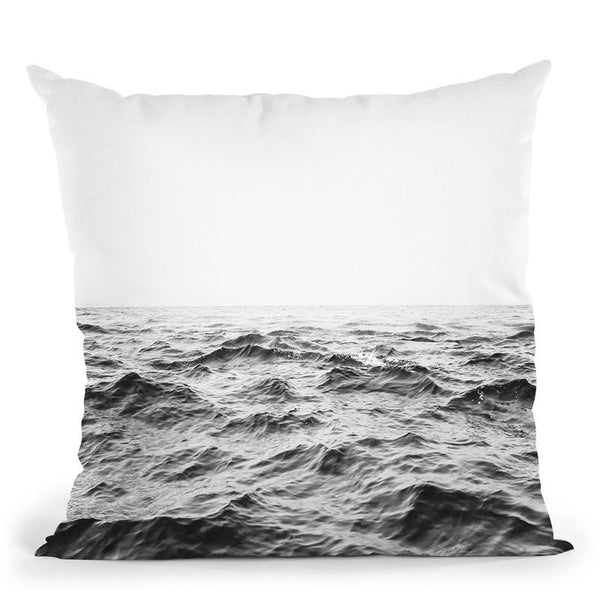 Minimalist Ocean Throw Pillow By Sisi And Seb