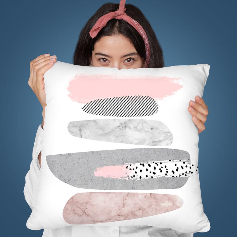 Modern Marbleiii Throw Pillow By Sisi And Seb