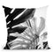 Monstera Jungle Bw Throw Pillow By Sisi And Seb