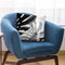 Monstera Jungle Bw Throw Pillow By Sisi And Seb