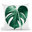 Monstera K Throw Pillow By Sisi And Seb
