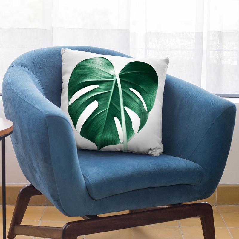 Monstera K Throw Pillow By Sisi And Seb