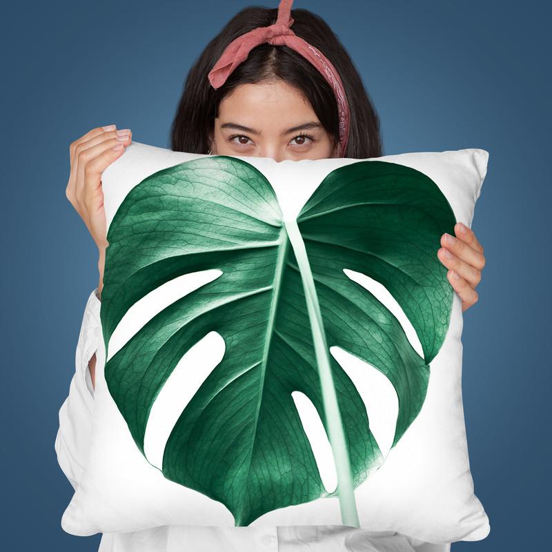 Monstera K Throw Pillow By Sisi And Seb
