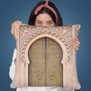 Moroccan Door Throw Pillow By Sisi And Seb