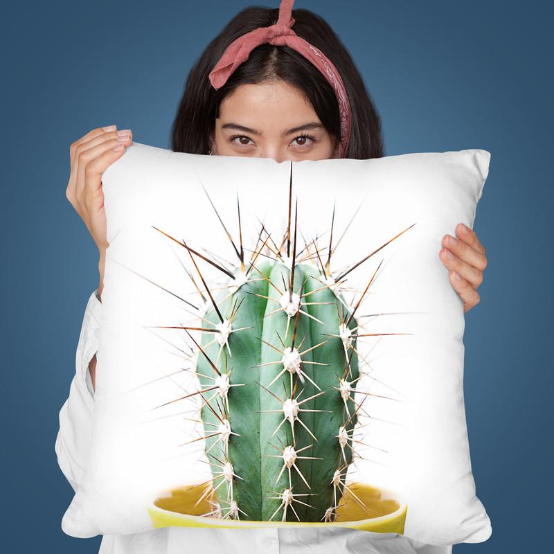 My Cactus Throw Pillow By Sisi And Seb