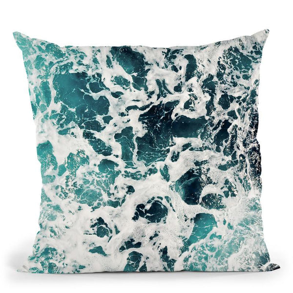 Ocean Foam Throw Pillow By Sisi And Seb