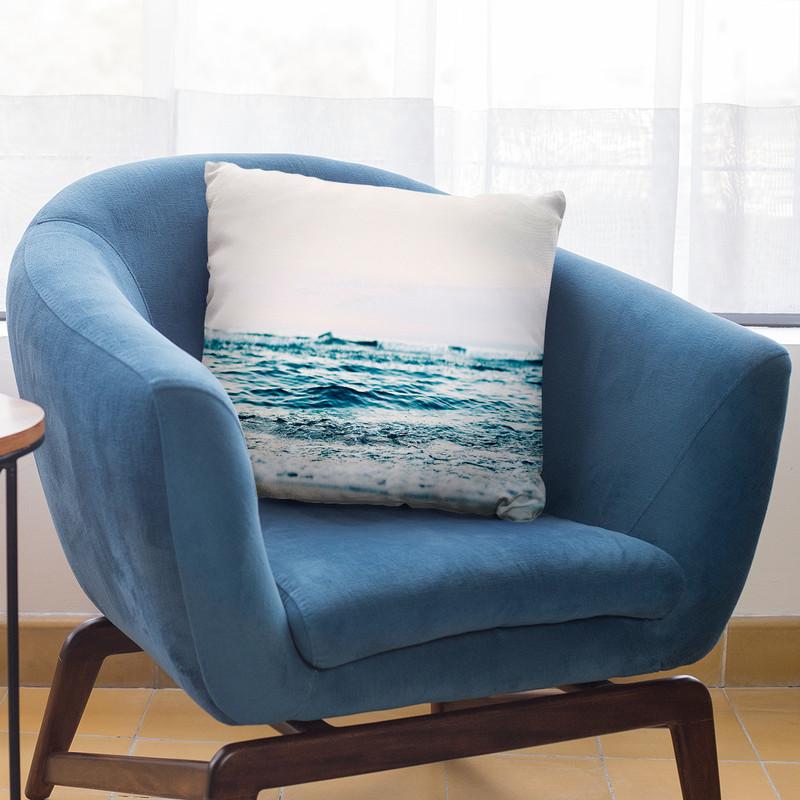 Ocean Wave Throw Pillow By Sisi And Seb