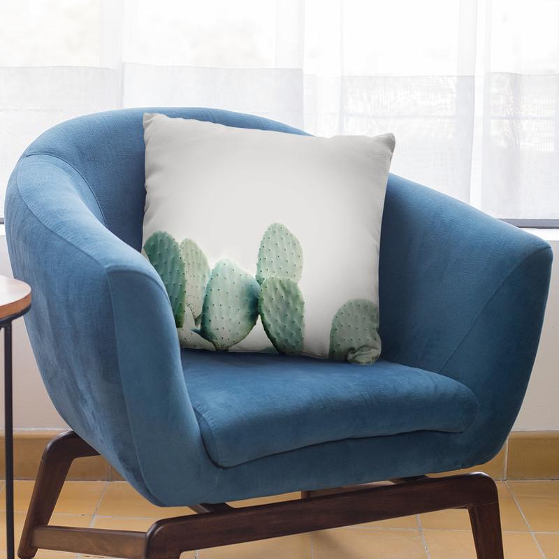 Opuntia Cactus Throw Pillow By Sisi And Seb
