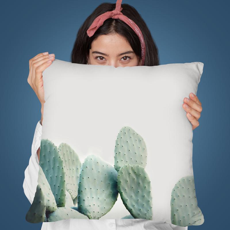 Opuntia Cactus Throw Pillow By Sisi And Seb