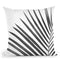 Palm Leaf Bw Throw Pillow By Sisi And Seb