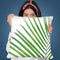 Palm Leaf Throw Pillow By Sisi And Seb