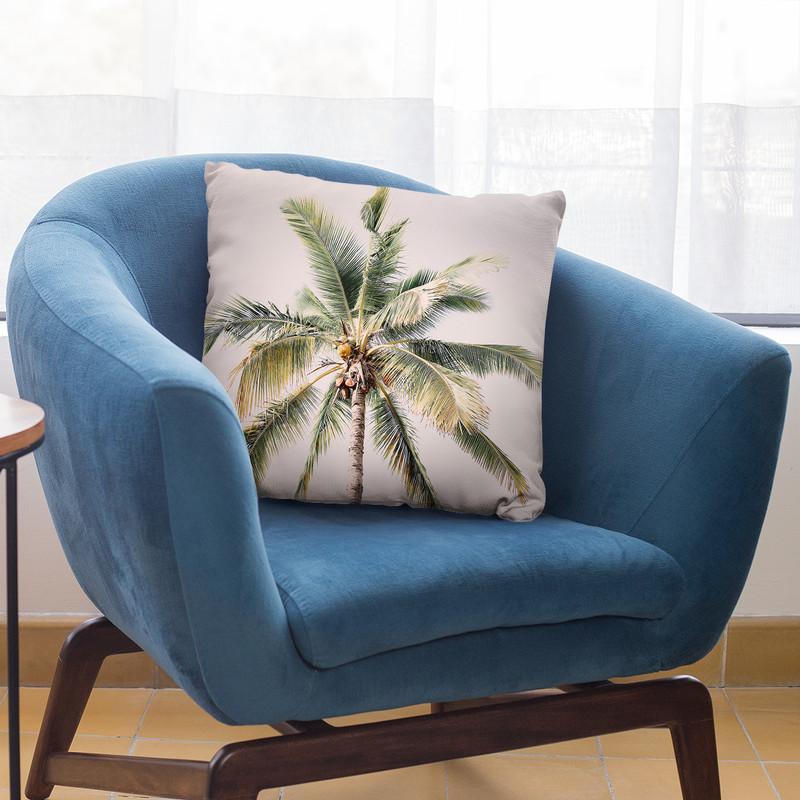 Palm Tree Throw Pillow By Sisi And Seb