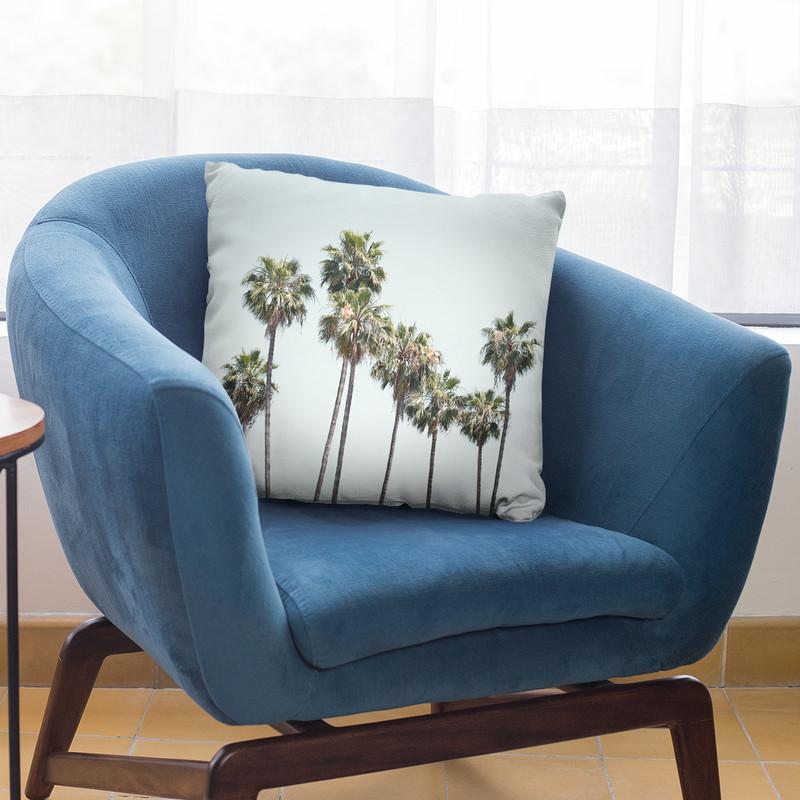 Palm Trees Ii Throw Pillow By Sisi And Seb