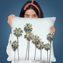 Palm Trees Ii Throw Pillow By Sisi And Seb