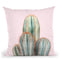 Pastel Cactus Throw Pillow By Sisi And Seb