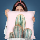 Pastel Cactus Throw Pillow By Sisi And Seb