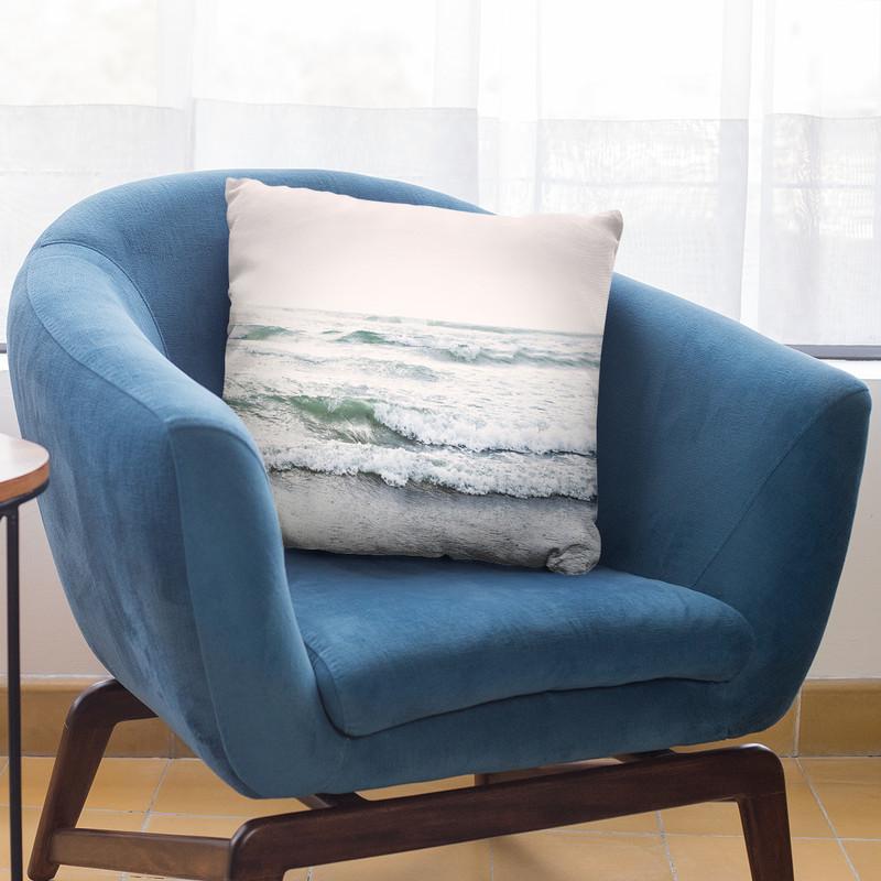 Pastel Ocean Throw Pillow By Sisi And Seb