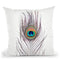 Peacock Feather Throw Pillow By Sisi And Seb