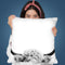 Peeking Cow Bw Throw Pillow By Sisi And Seb
