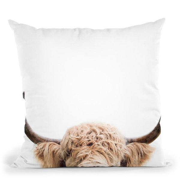 Peeking Cow Throw Pillow By Sisi And Seb