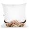 Peeking Cow Throw Pillow By Sisi And Seb