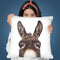 Peeking Donkey Throw Pillow By Sisi And Seb