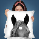 Peeking Horse Throw Pillow By Sisi And Seb