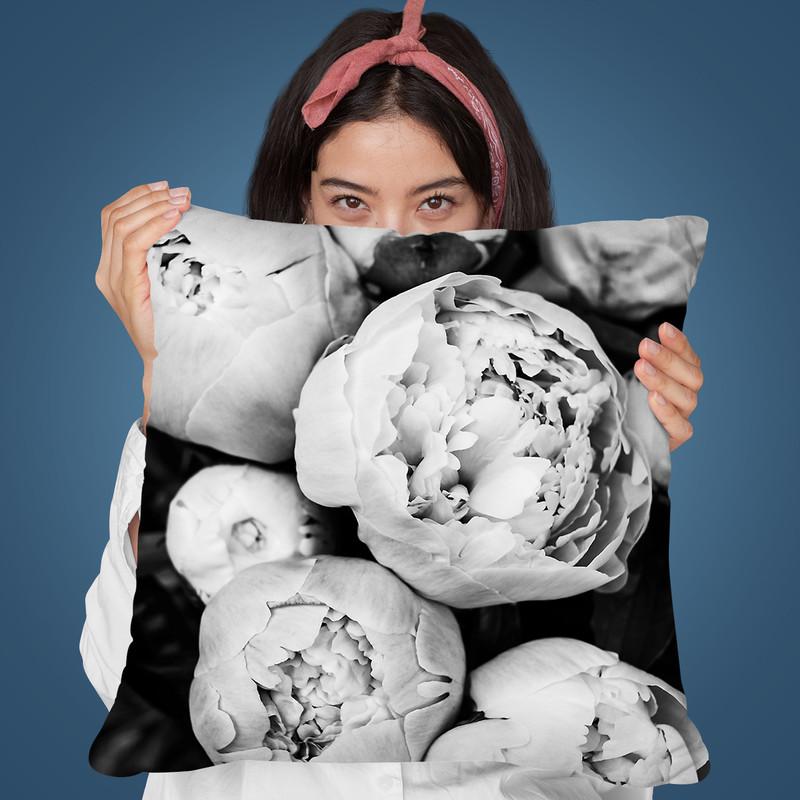 Peonies Throw Pillow By Sisi And Seb