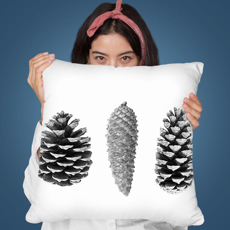 Pine Cones Throw Pillow By Sisi And Seb