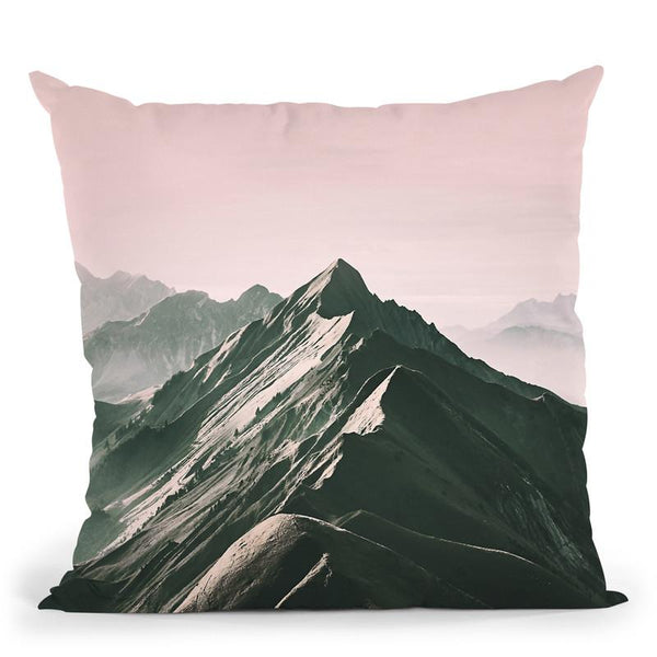 Pink Mountain Throw Pillow By Sisi And Seb