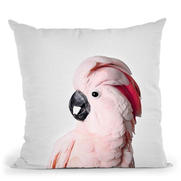Pink Cockatoo Throw Pillow By Sisi And Seb