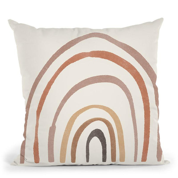Quirky Rainbow Throw Pillow By Sisi And Seb