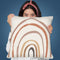Quirky Rainbow Throw Pillow By Sisi And Seb
