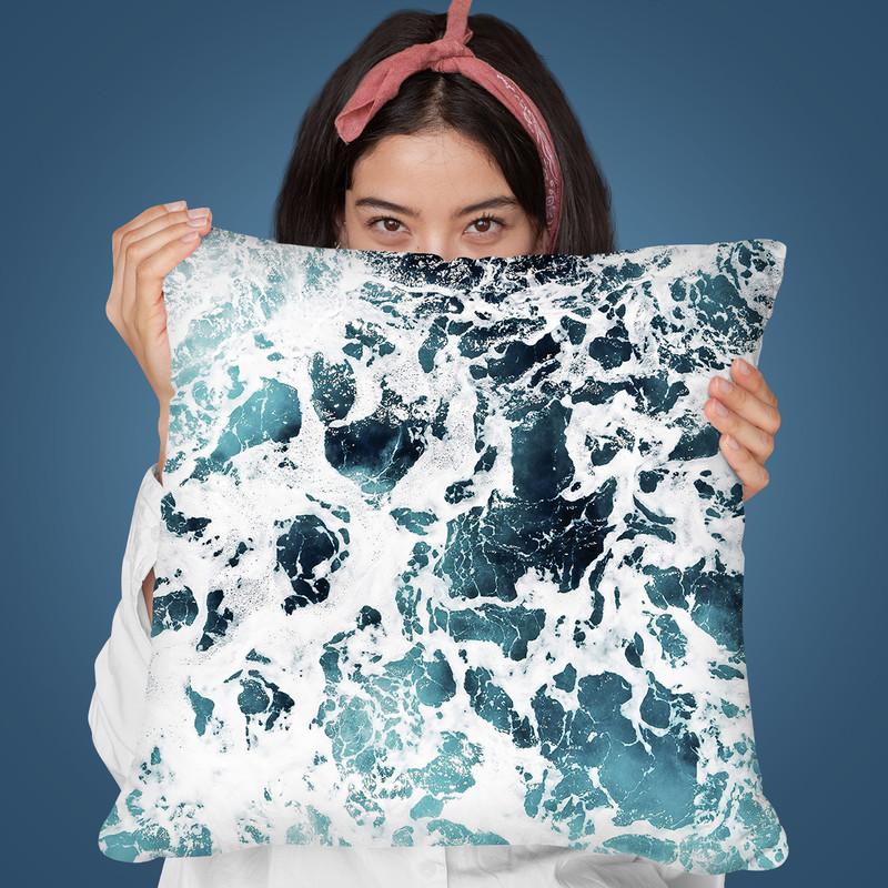 Rough See Throw Pillow By Sisi And Seb