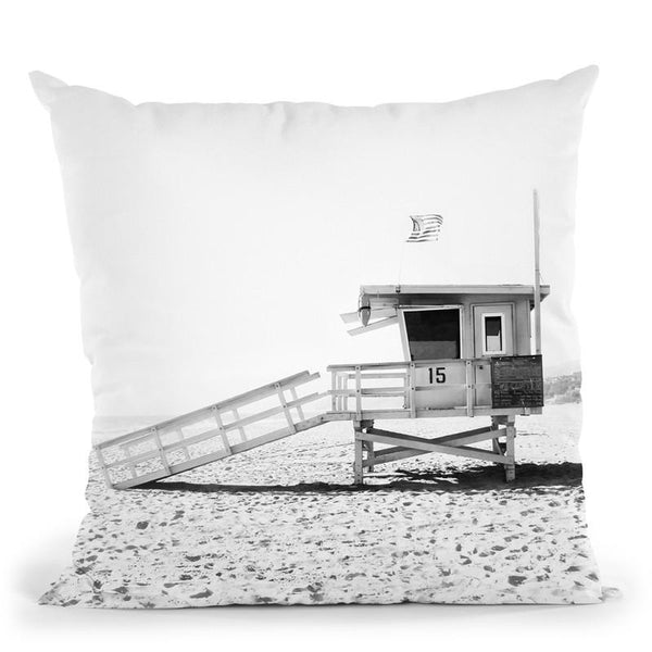 Santa Monica Bw Throw Pillow By Sisi And Seb