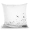 Seascape In Bw Throw Pillow By Sisi And Seb