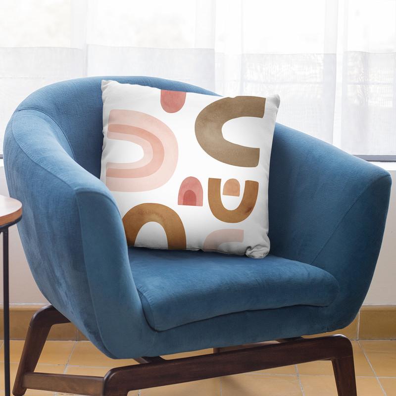 Shapes Throw Pillow By Sisi And Seb